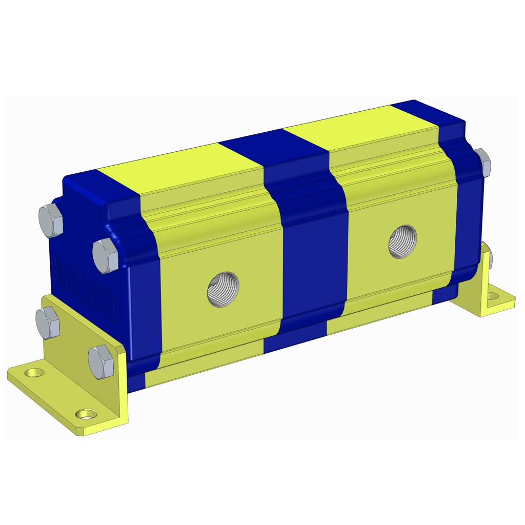 Hydraulic Gear Flow Divider - Gr. 2 / 4.2 – 39.6 cm3/rev - RV-2D – FLOW DIVIDER WITHOUT VALVES