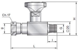 ES180ZL - Anti-shock valve swivel straight connection