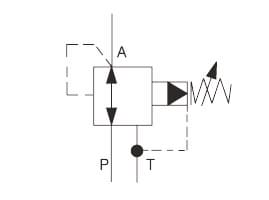 Hydraulic Scheme - Pressure Reducing – Relieving Valves, Pilot Operated