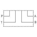 ES5C34L - Subplate with Ports A-B-P-T on Side 3/4